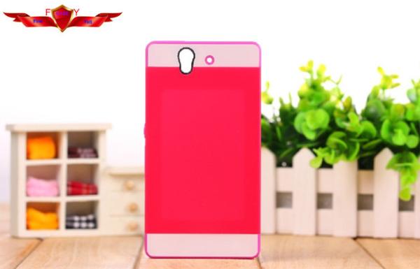 Sony L36H Cover Cases PC+Silicone 2IN1 Multi Colors Good Quality