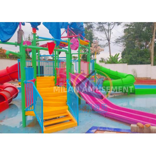 17X14m Size Water Park Playground Ocean Theme Commercial With High Interaction