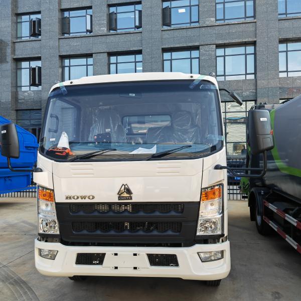 Sinotruck Howo Benne basculante droite Robuste Camion poubelle compacteur