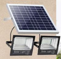lumière d'inondation 100W solaire pour le jardin allumant la protection IP65
