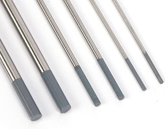 DC AC Tig Welding Lanthanum Tungsten Electrodes Customized Size