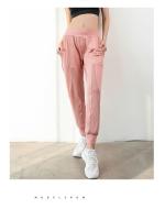 Spring OEM ODM service Womens Workout Joggers exercise track pants Mesh On Leg