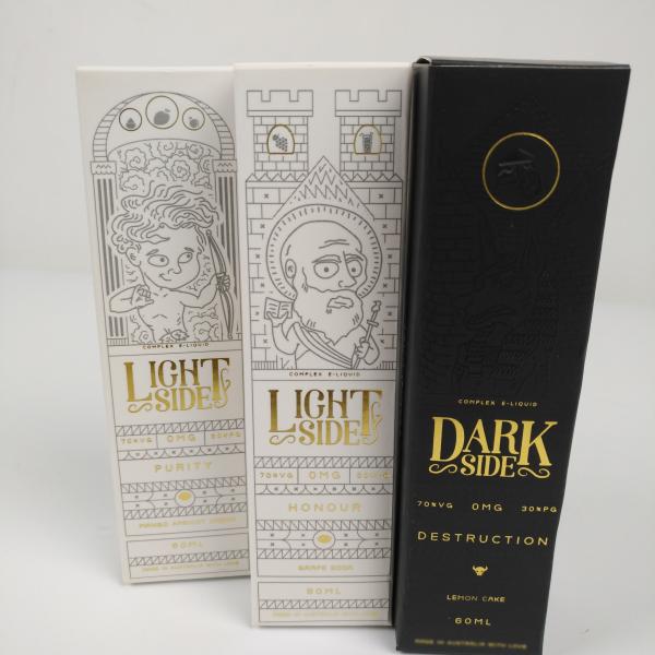 Caixa de papel de empacotamento cosmética de carimbo quente luxuosa preta pequena dobrável por atacado feita sob encomenda do presente da folha de ouro