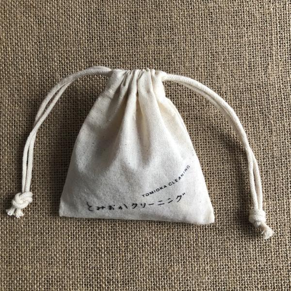 Eco Friendly Round Bottom Cotton Fabric Drawstring Candle Bag for Jewelry Packaging
