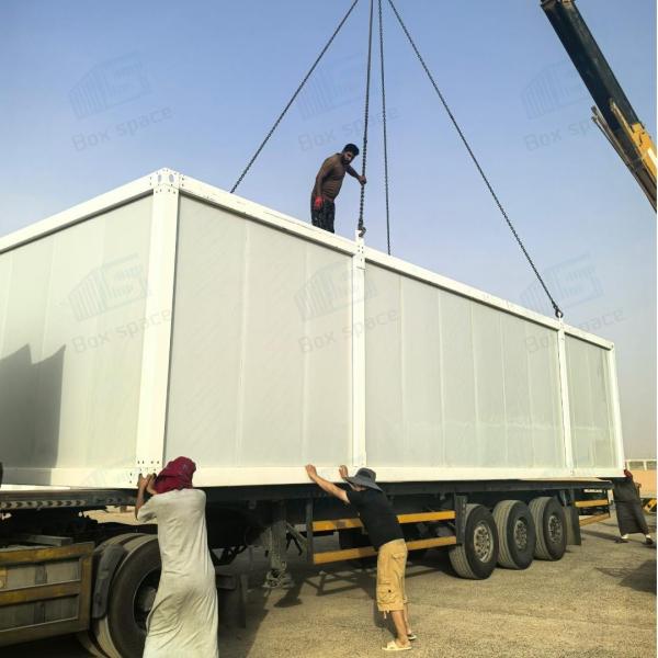 Boxspace 40ft Porta Cabin Construction Site for Saudi Arabia Portable Green House Portugal Prefab Container Homes for Temporary