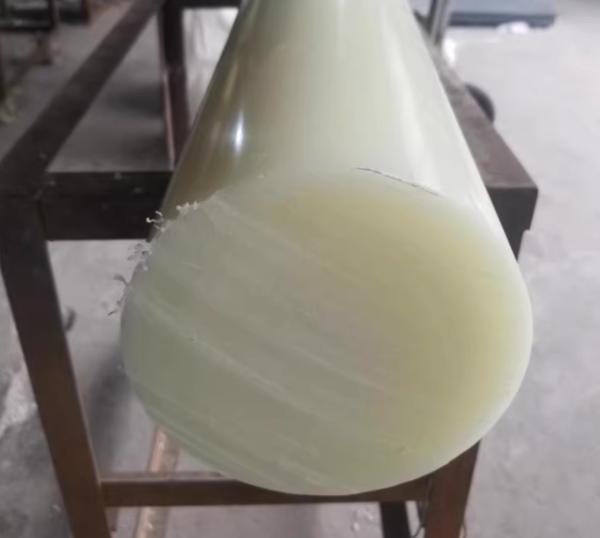 50 KJ/M2 Impact Strength Nylon Plastic Rod with 80°C Heat Deflection Temperature and 2.5%-2.8% Moulding Shrinkage for Industrial Applications