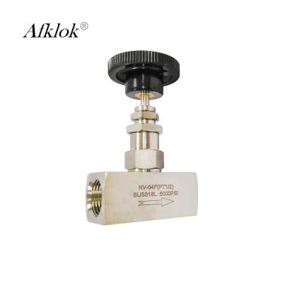 O plástico segurou a válvula de agulha de aço inoxidável, válvula de solenoide de alta pressão dos SS