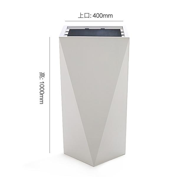 Shop Interior Decoration 60cm Height Oem stainless steel planter box