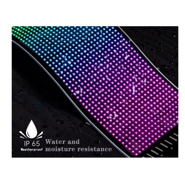 Pixel RGB Led Flexible Display App Bluetooth Автомобильный рекламный экран Автомобильный водонепроницаемый мягкий цифровой экран
