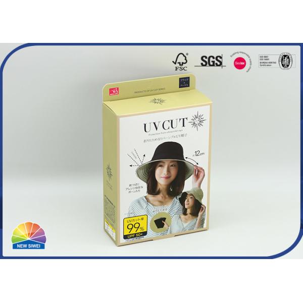 Печать коробки КМИК складывания бумаги с покрытием прямоугольника 350гсм для розницы