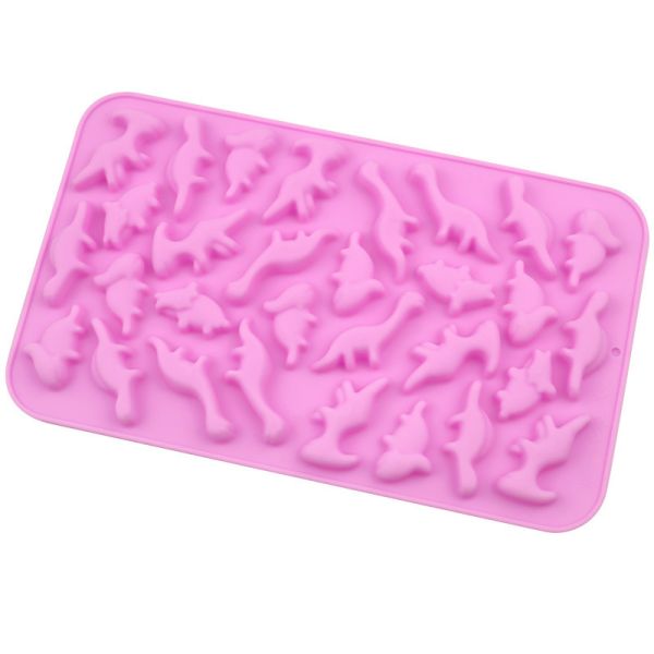 Disposable 1 Piece Silicone Chocolate Candy Mold Suitable Choice for DIY Handmade Cookie Jelly Decoration Small Dinosaur