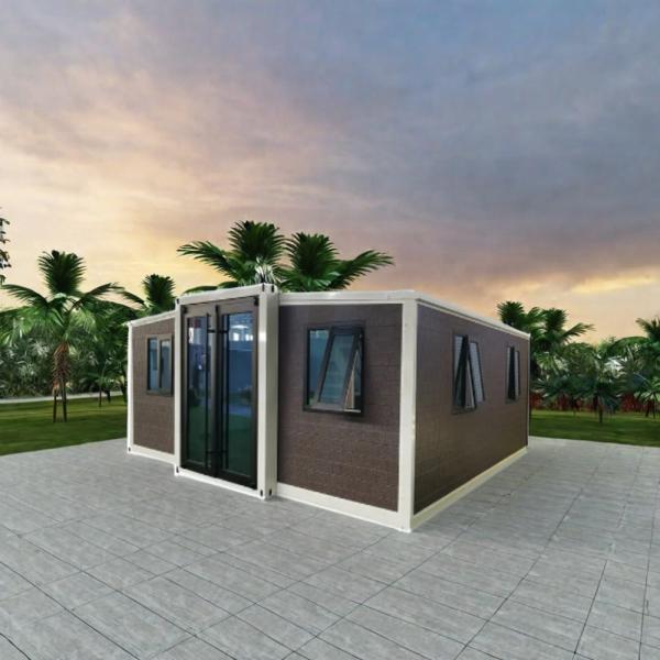Maison container moderne extensible, mobile et préfabriquée, prête à emménager, 40 pieds, 20 pieds, 2, 3, 4, 5 chambres, villa préfabriquée, maison portable
