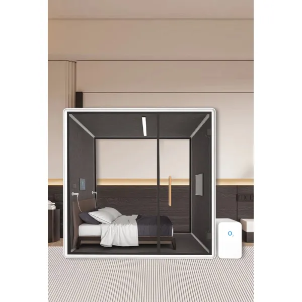 Modular Small Soundproof Sleeping Pod Double Bed Oxygen Acoustic Booths