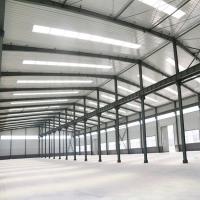 Construção de aço pré-fabricada da armação de aço da luz da prova de fogo que constrói a cor cinzenta