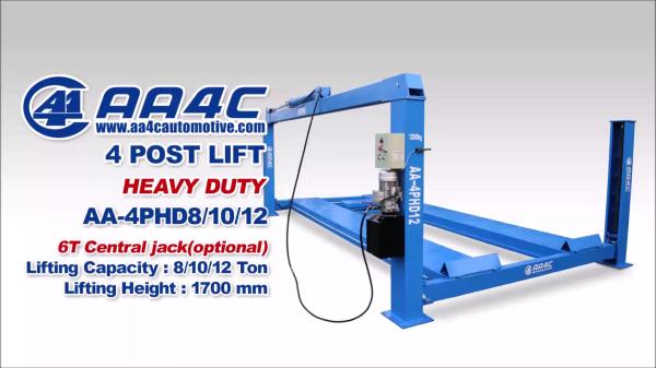 8T 4 post lift bus/truck lift. bus hydraulic lift.AA-4PHD8/10-4B