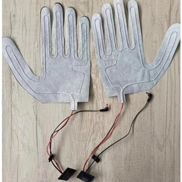 Custom 7.4V Heating Pad for gloves with DC 3.5x1.35mm plug