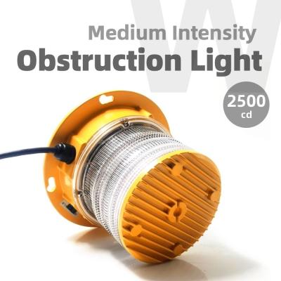 Luz de obstrução média OM2K da construção da intensidade