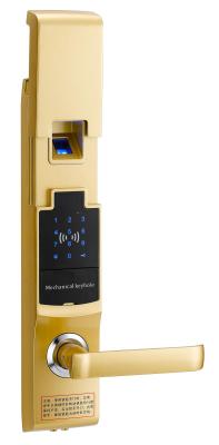 As fechaduras da porta inteligentes do reconhecimento da impressão digital Waterproof liga de zinco