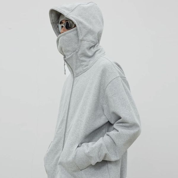 Factory Balaklava Hoodie Mask Double Layer Thick High Quality Breathable Windproof Oversized Winter Customized Logo Hoodie
