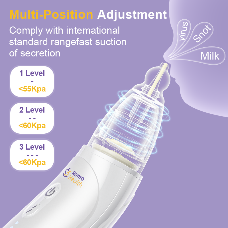 OEM Automatic Electric Nasal Aspirator Cleaner Device UKCA Certificated