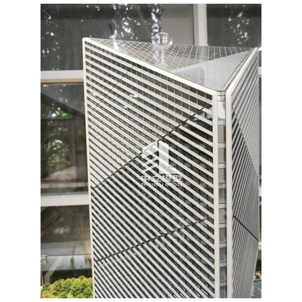 Real Estate Scale Model 1:100 Skyscraper Scale Models LED Illuminated