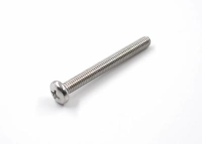Small Stainless Steel Screw Bolts , DIN7985 Cross Recessed Pan Head Screw