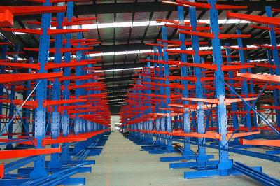 Long Profiles Cantilever Racking Systems With Overhanging Arm