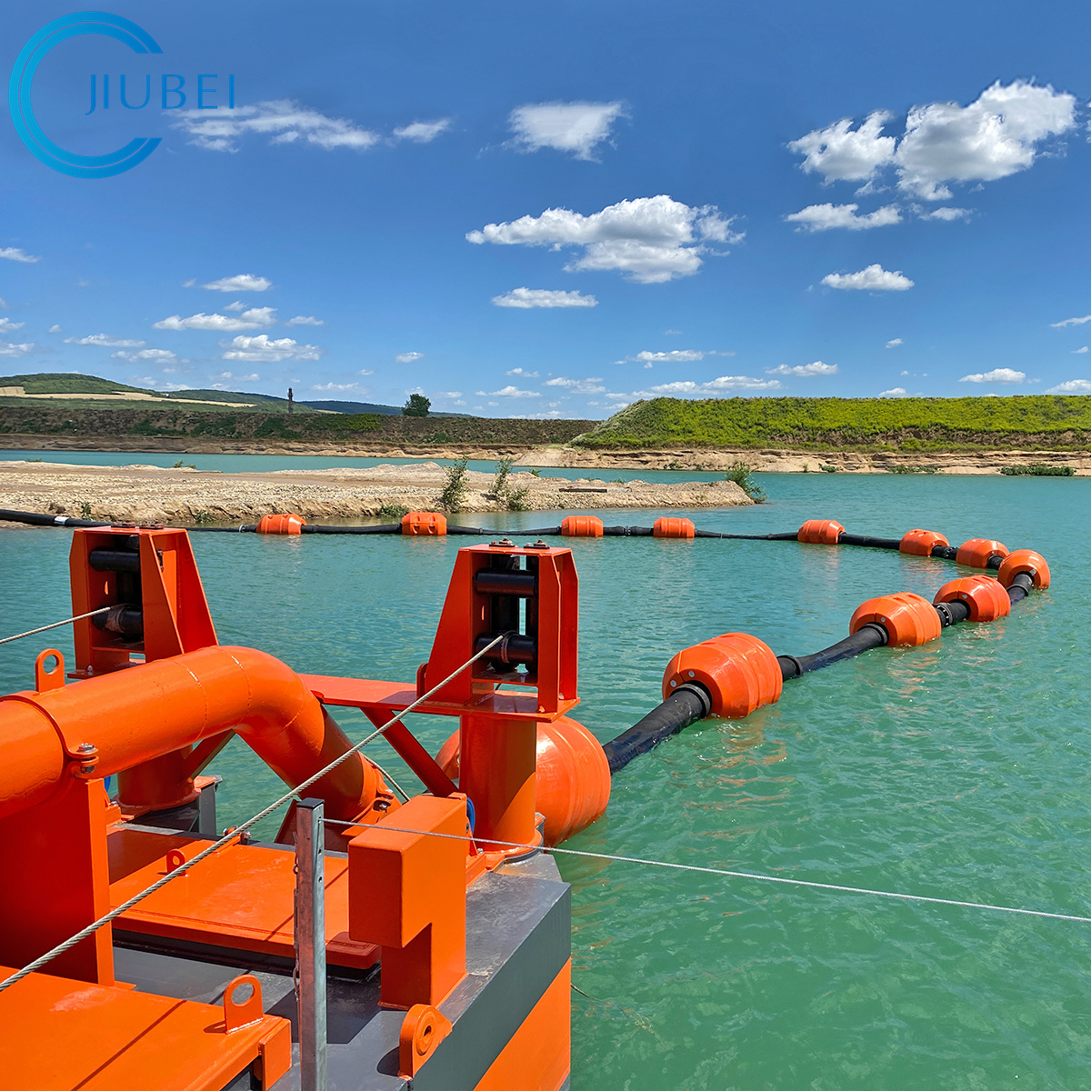 труба HDPE дока 12in 14in 16in пластиковая драгируя плавает для продажи оффшорные поплавки трубопровода