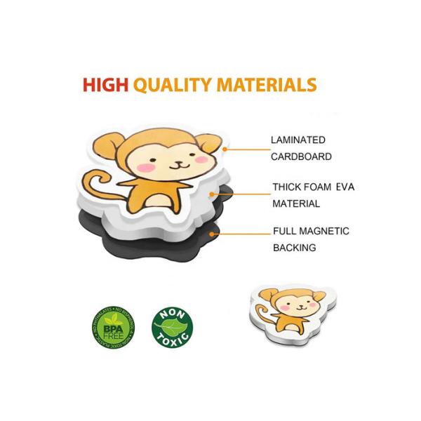 Eco Friendly Non Toxic Magnetic Activity Set with EVA Foam Fridge Magnet Alphabets Numbers for Early Childhood Education