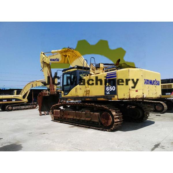 65 Ton Second Hand Big Komatsu Mining Excavators PC650LC-8 800mm Shoe Size