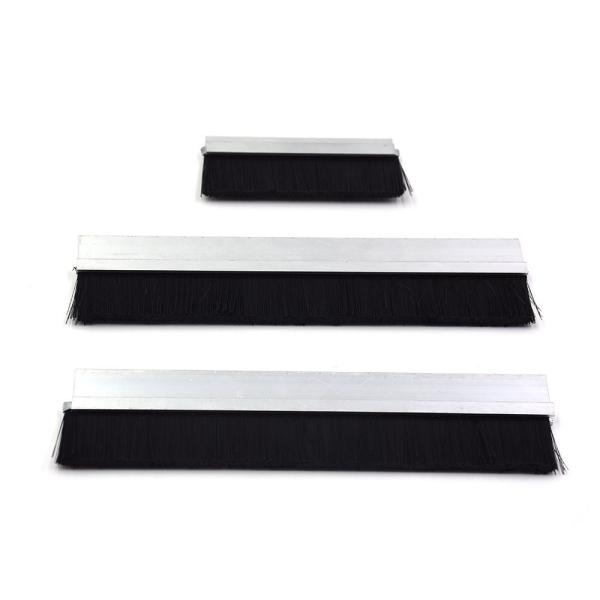 Furniture Dusting Door Bottom Brush PP Nylon Bristle Strip Easy To Assembly
