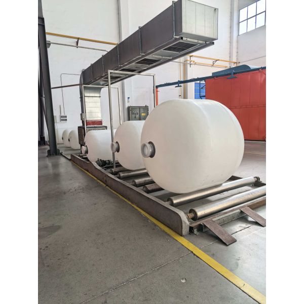 Three-arm tower rotary injection molding machine for high efficiency rotational molding