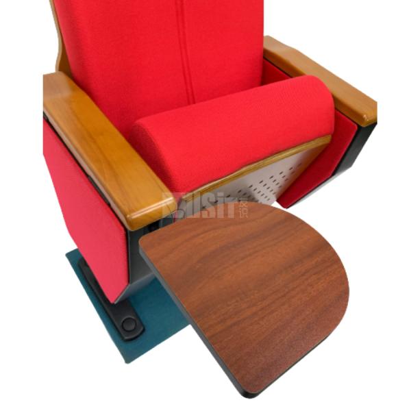 Contemporary Auditorium Theater Seating Stackable Padded Folding Prayer Chair