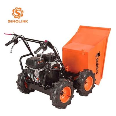 Mini Petrol Power Dumper 0.3t Wheel Barrow 6.5hp Loncin Engine