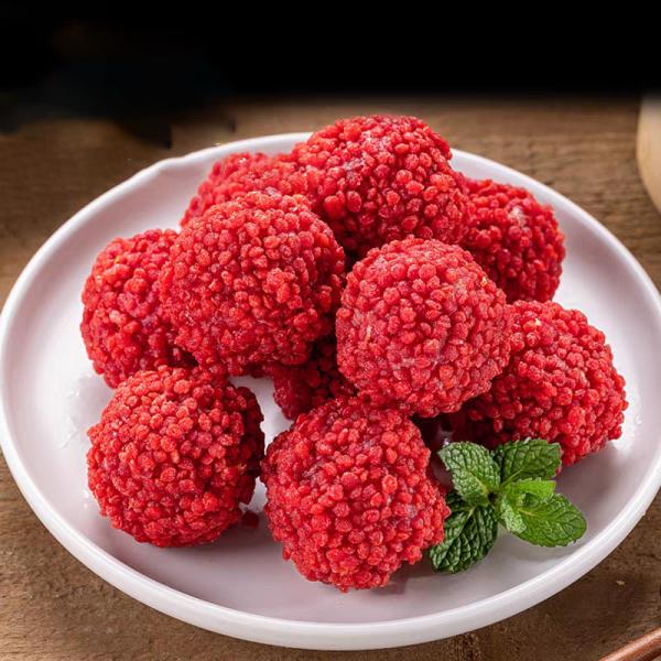 Gránulos de Panko de Flor Roja Crujiente para Bolas de Camarones y Lichi Fritas