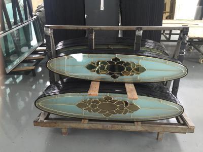 cheap price stained glass penel for wooden doors exported to Malaysia