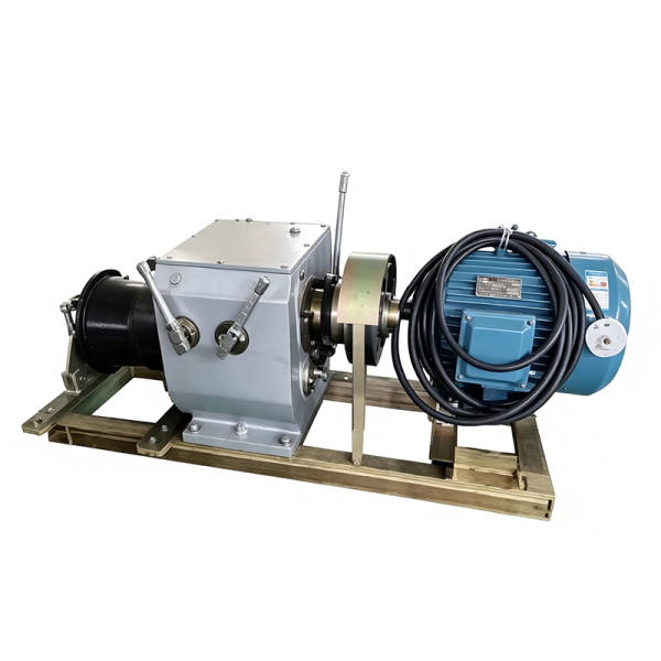 Heavy-Duty Electric Motor Powered Winch with Remote Control for Cable Pulling