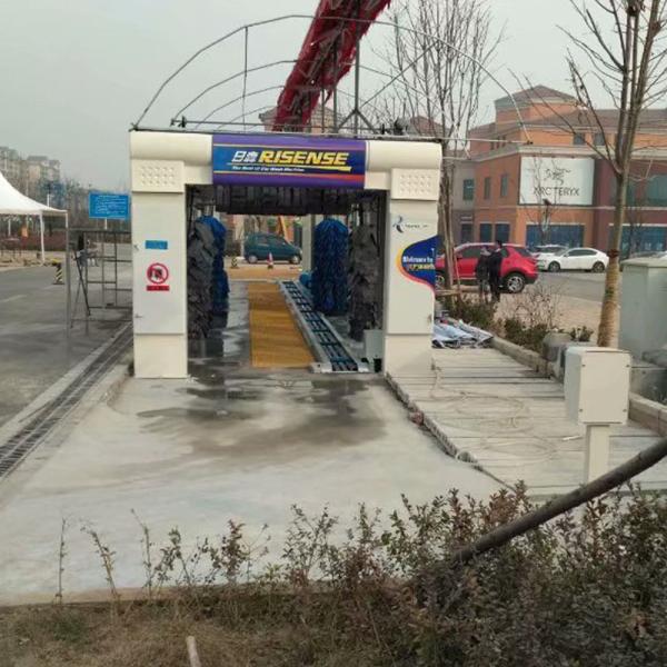 6200*3800*3440mm Tunnel Car Wash Machine With 80-110L Water Consumption
