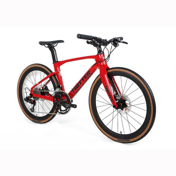 24 Inch Carbon Fiber Road Bike With Hydraulic Disc For 8 12 Years kids