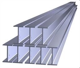 SNI Cerfified Low Carbon Steel H Beam , Metal H Beam Water Proof High Intensity