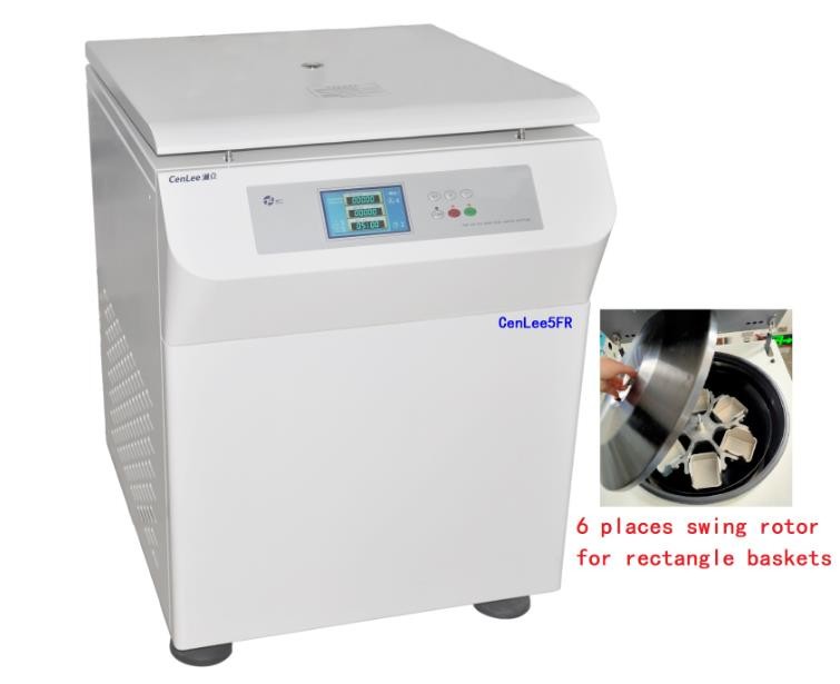 Положение пола низкоскоростной центрифуги высокообъемное Refrigerated центрифугу