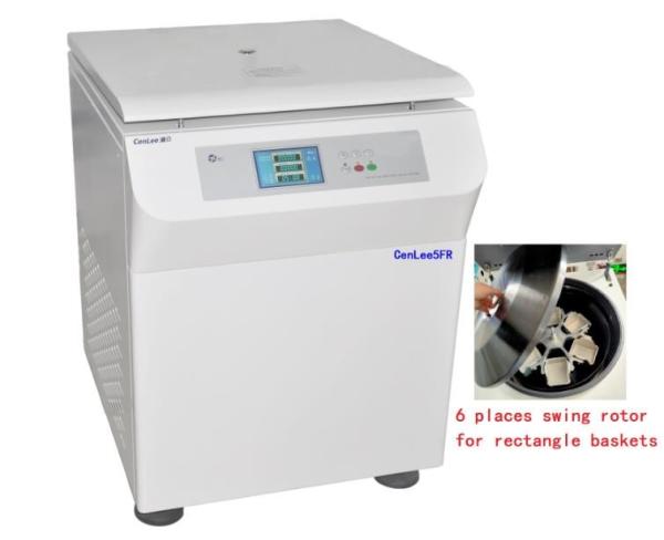Low Speed Centrifuge High Volume Refrigerated Floor standing Centrifuges 6000rpm/4000ml