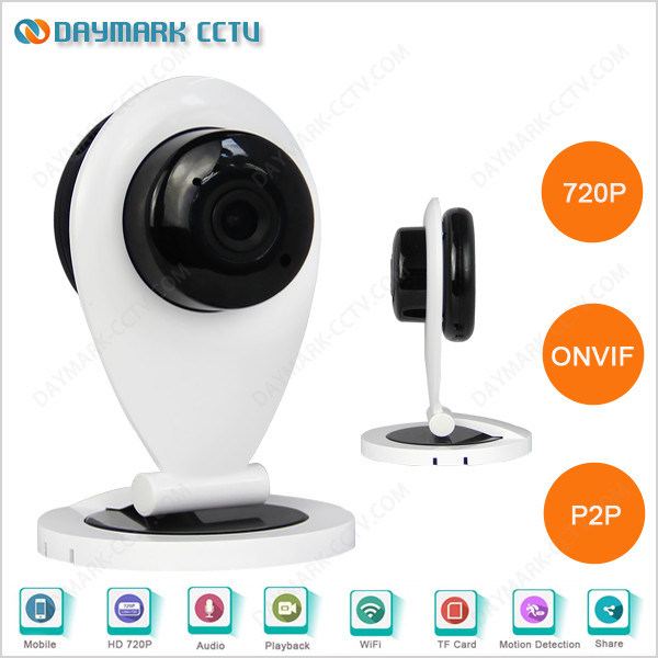 One key wifi connection p2p smallest wireless cctv camera