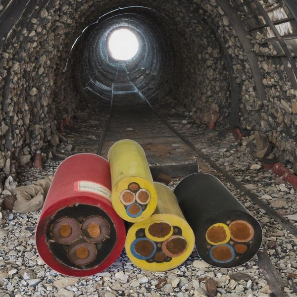 Aislamiento de goma resistente a la tracción para transmisión de electricidad en cables mineros subterráneos