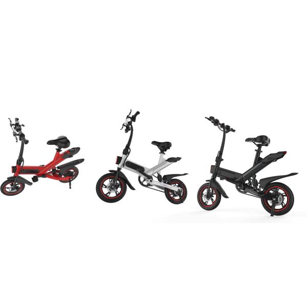 Adult Collapsible Electric Bike , Multi Functional Long Range Electric Bike