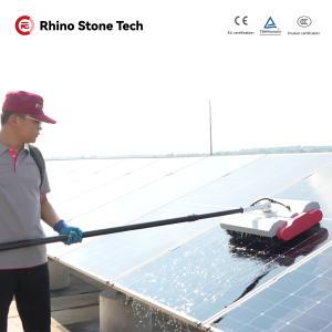 Residential Commercial Solar Panel Roller Brush Adjustable  Solar Panel Washing System