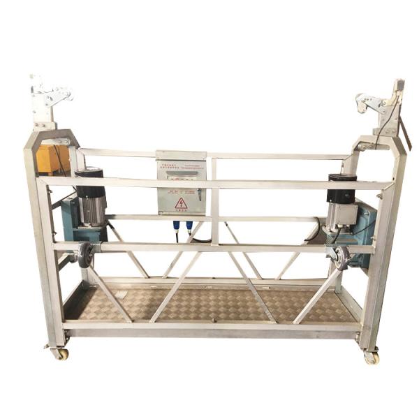 Glass cleaning equipment electric wire rope construction swing stage platform for sale