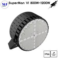 800W IP66 Stadium LED Flood Light Dustproof Waterproof Protection élevée IK10 20Deg 160LM/W 2700K-6000K Pour le terrain de tennis