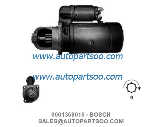 0001362051 6853810 - BOSCH Starter Motor 12V 2.4KW 9T MOTORES DE ARRANQUE