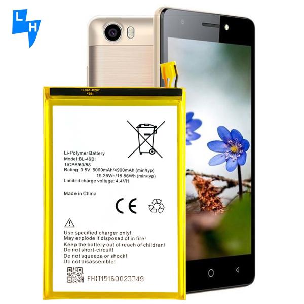 Energia de longa duração para itel 1516 BL-49BI Bateria de iões de lítio de 5000 mAh e desempenho